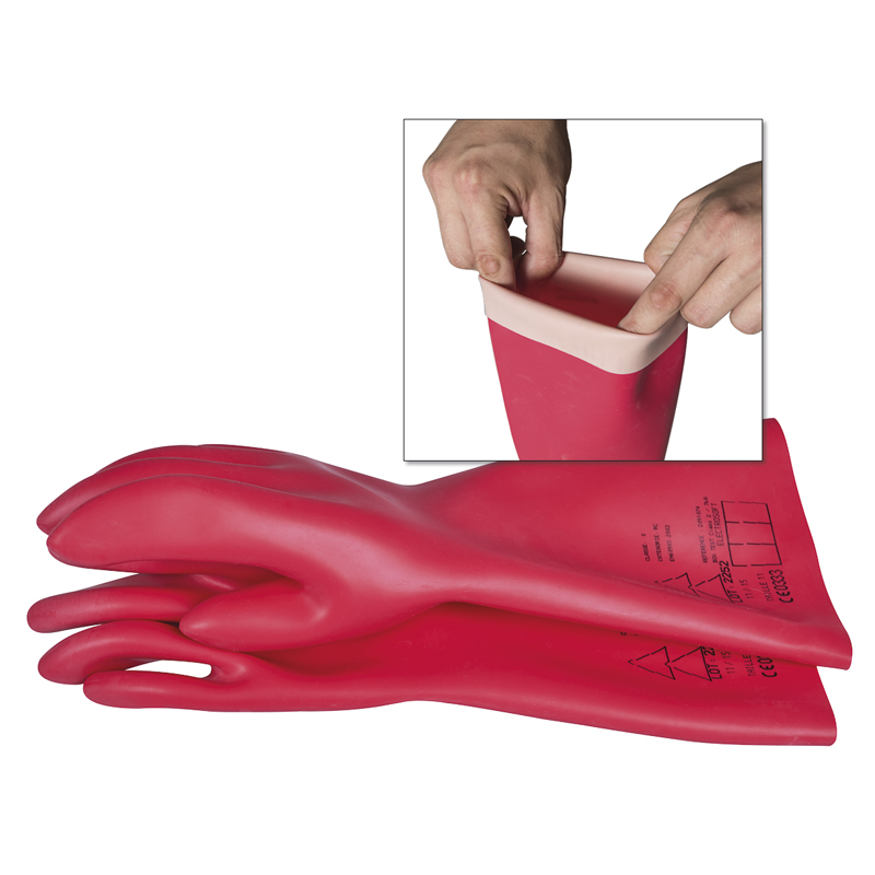 德國haupa Bicolour insulating finger gloves according to DIN EN 60903 耐高壓手套